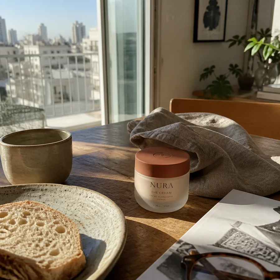 פיד Nura, מותג טיפוח לדמו בדף הנחיתה